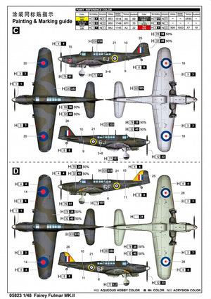 Trumpeter 05823 Fairey Fulmar Mk.II 1/48 – imagen 4