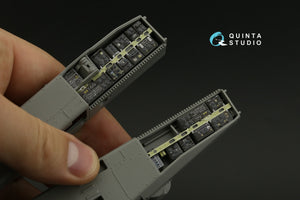 Quinta Studio QD35118 AH-64D Baies avioniques avant étendues Intérieur imprimé en 3D et coloré sur papier décalcomanie (Takom) 1/35  – image 8