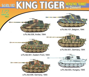 Dragon 7240 King Tiger Henschel Turret w/Zimm. 1/72 – Bild 2