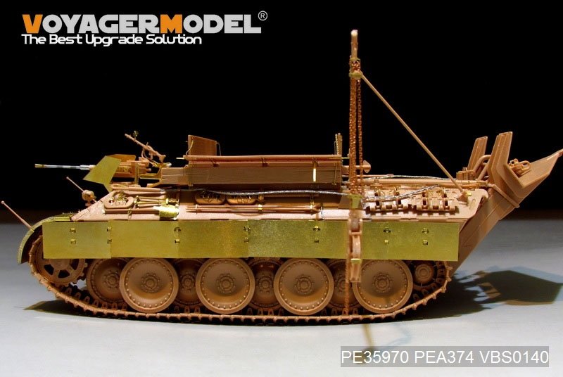 Modèle Voyager PE35970 Bergepanther Ausf.A allemand de la Seconde Guerre mondiale (type tardif, porte-outils Panther G) Base pour MENG SS-015 1/35 – image 9