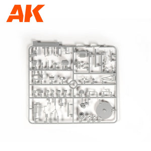 AK Interactive AK35504-B PZ.KPFW.IV AUSF.D AFRIKA KORPS + 5 FIGURES GERMAN TANK CREW AFRIKA KORPS 1/35 – Bild 11