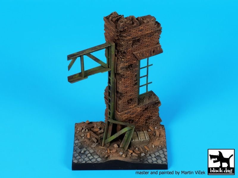 Black Dog D35113 Stalingrad factory ruin base 1/35 – imagen 5