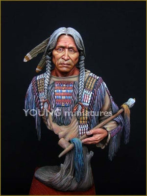 Figurine miniature Young Miniatures YH1818 Indien Sioux 1/10 – image 4
