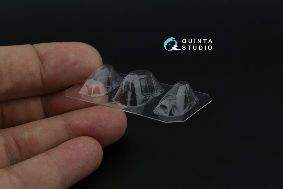 Quinta Studio QC72008 F6F-3/5 Hellcat vacuumed clear canopy (Eduard) 1/72 – Bild 6