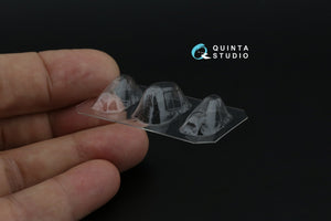 Quinta Studio QC72008 F6F-3/5 Hellcat vacuumed clear canopy (Eduard) 1/72 – Bild 6