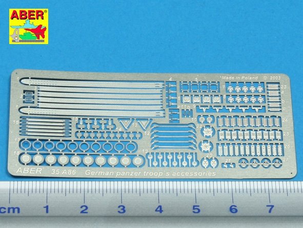 Aber 35A086 German panzer troop`s accessories 1/35 – Bild 2