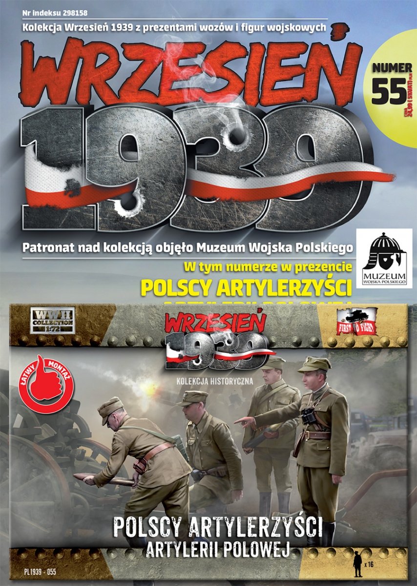 First to Fight PL055 Polscy artylerzyści artylerii polowej 1/72