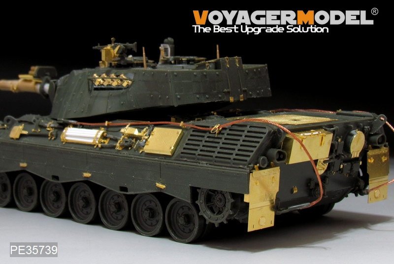 Maquette Voyager PE35739 du char de combat principal allemand Leopard 1A5 version B, incluant le canon (pour MENG TS-015), échelle 1/35 – image 5