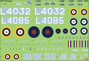 ICM 48352 HP.52 Hampden B.Mk.I WWII British bomber (100% new molds) 1/48
