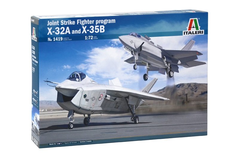 Italeri 1419 JSF Program X-32A and X-35B 1/72