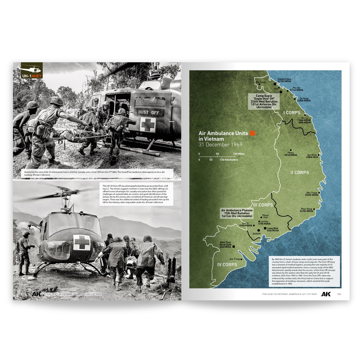 AK Interactive AK130037 THE HUEY IN VIETNAM – AMERICA’S UH-1 AT WAR