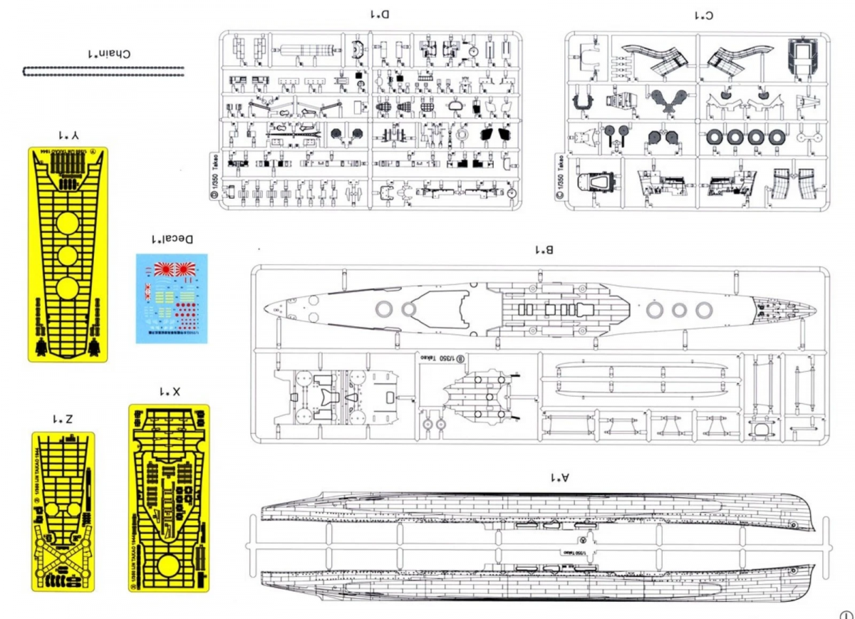 Very Fire BELBV350904 Imperial Japanse Navy Heavy Cruiser Takao Standard Version 1/350