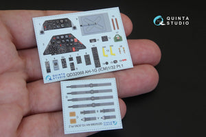 Quinta Studio QD32068 AH-1G Cobra 3D-Printed &amp;amp; coloured Interior on decal paper (for ICM kit) 1/32 – Bild 2