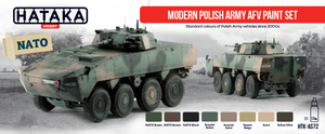 Hataka HTK-AS72 Modern Polish Army AFV paint set (8x17ml) – zdjęcie 2