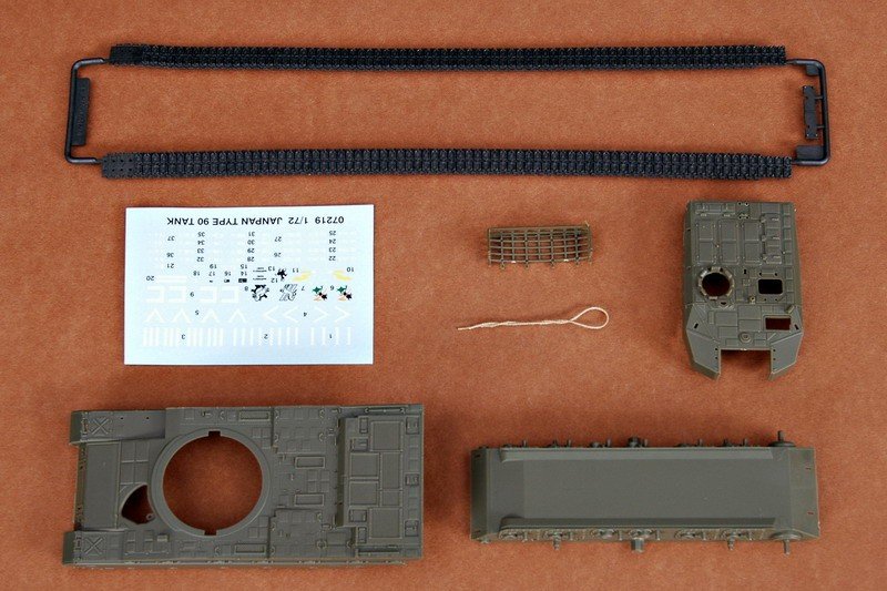 Trumpeter 07219 JAPAN TYPE90 TANK 1/72 – imagen 5