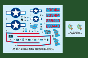 Hobby Boss 87262 US P-61B Black Widow 1/72 – imagen 4