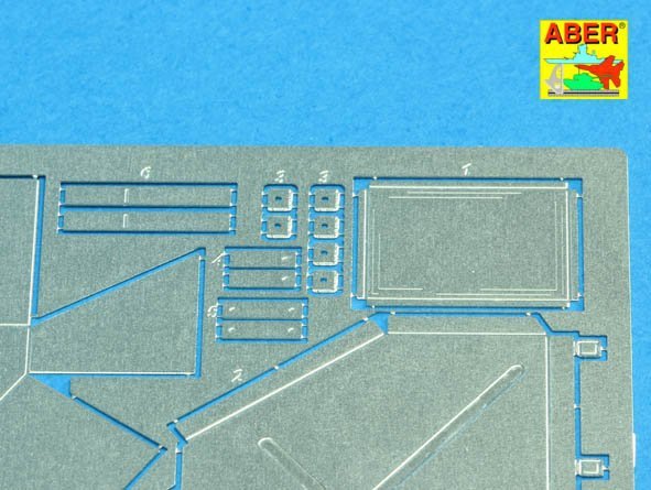 Aber 25020 Rear boxes for (Sd.Kfz. 171) Panther Ausf.A 1/25 – imagen 5