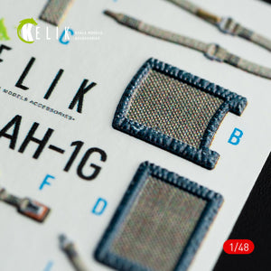 KELIK K48071 AH-1G INTERIOR 3D DECALS FOR ICM/SPECIALHOBBY KIT 1/48 – imagen 8