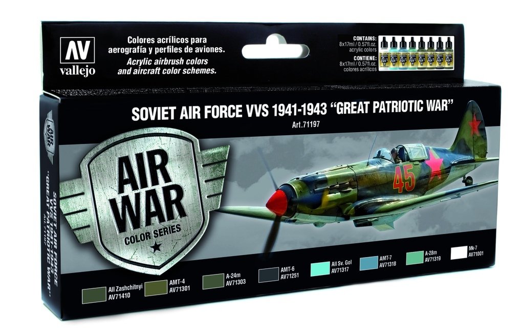 Vallejo 71197 Force aérienne soviétique VVS 1941 - 1943 8x17 ml.