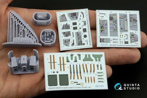 Quinta Studio QD+48204 Tornado ECR German 3D-Printed &amp;amp; coloured Interior on decal paper (Revell) (with 3D-printed resin parts) 1/48 – imagen 5