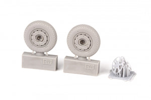 Eduard 6481016 FM-1 wheels TAMIYA 1/48 – immagine 3