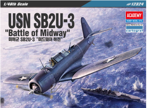 Academy 12324 USN SB2U-3 Vindicator - Battle of Midway 1/48