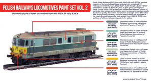 Hataka HTK-AS42 Polish Railways locomotives paint set vol. 2 – imagen 2
