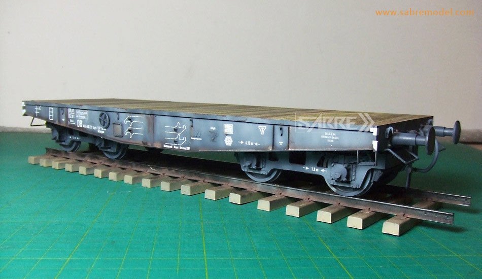 Sabre 35A02 German Railway Schwerer Plattformwagen Type SSys 1/35 – immagine 4