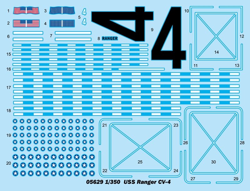 Trumpeter 05629 USS Ranger CV-4 1/350 – immagine 6