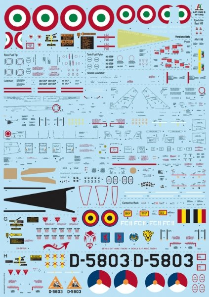 Italeri 2509 TF-104 G Starfighter 1/32 – zdjęcie 6