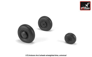 Armory Models AW72057 Antonov An-2/An-3 Colt wheels w/ weighted tires 1/72 – Bild 3