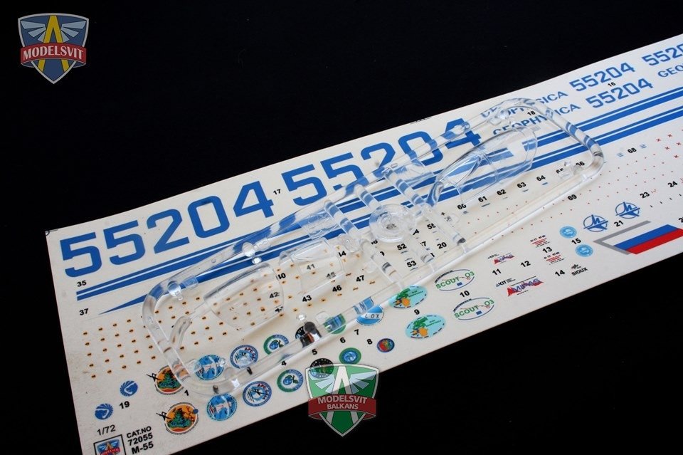 Modelsvit 72055 M-55 &amp;quot;Geophysica&amp;quot; research aircraft 1/72 – imagen 6