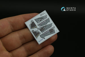 Quinta Studio QD48395 F-14A 3D-Printed &amp;amp; coloured Interior on decal paper (Hobby Boss) 1/48 – immagine 6