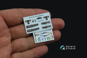 Quinta Studio QD72100 F-104G 3D-Printed &amp;amp; coloured Interior on decal paper (Hasegawa) 1/72 – imagen 4