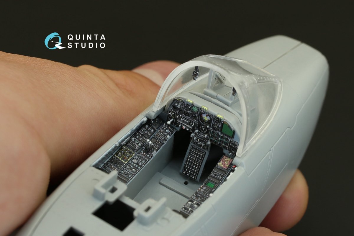 Quinta Studio QD48076 A-10A 3D-Printed &amp;amp; coloured Interior on decal paper (for Italeri kit) 1/48 – zdjęcie 4