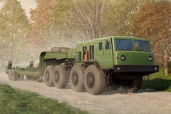 Trumpeter 01089 MAZ-545 Transporteur avec semi-remorque CHMZAP-5247G 1/35
