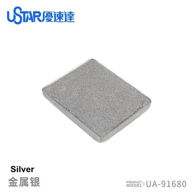 U-Star UA-91680 Aging Enamel Powder Metallic Silver – immagine 2