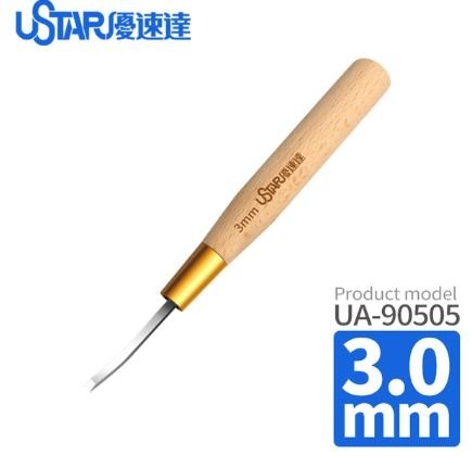 Couteau à lame plate U-Star UA-90505, 3 mm