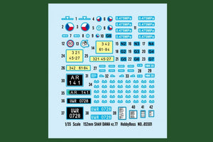 Hobby Boss 85501 152mm ShkH DANA vz.77 1/35 – imagen 4
