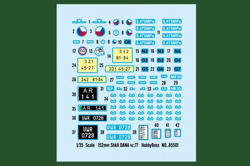 Hobby Boss 85501 152mm ShkH DANA vz.77 1/35 – imagen 4