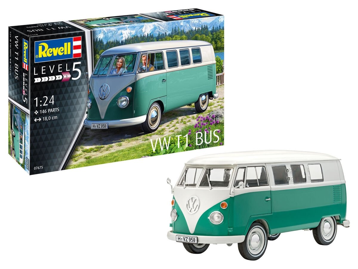 Revell 67675 1/24 VW T1 Bus - Maquette 1/24