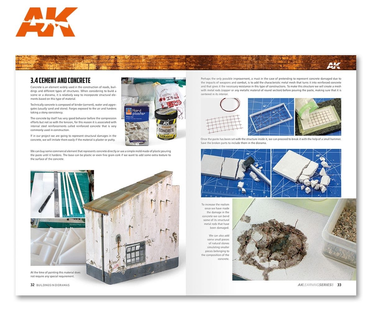 AK Interactive AK256 AK LEARNING 09: THE ULTIMATE GUIDE TO MAKE BUILDINGS IN DIORAMAS (English) – imagen 3