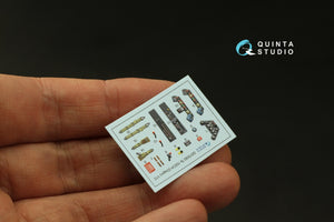 Quinta Studio QD72093 Ta 152C/H 3D-Printed &amp;amp; coloured Interior on decal paper (Dragon) 1/72 – imagen 3