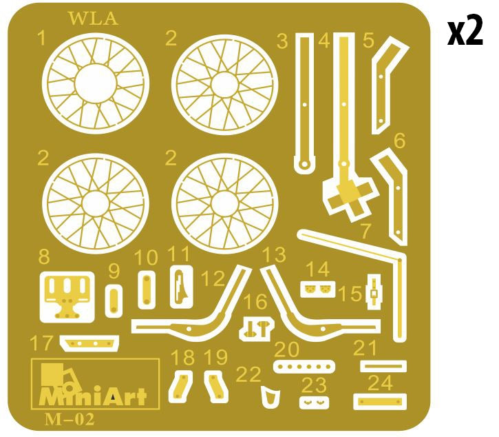 MiniArt 35422 U.S. SOLDIERS WITH WLA MOTORCYCLES 1/35 – imagen 3