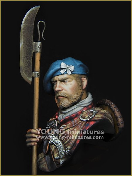 Young Miniatures YH1865 Scottish Highlander 1/10 – zdjęcie 2