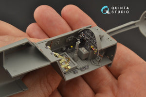 Quinta Studio QD35041 Bf 109G-6 3D-Printed &amp;amp; coloured Interior on decal paper (for Border Model kit) 1/35 – imagen 4