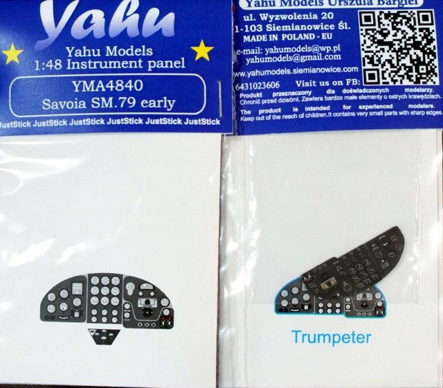 Yahu YMA4840 SM.79	(Trumpeter) 1/48