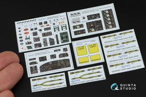 Quinta Studio QDS-48542 Boeing B-17F 3D-Printed &amp;amp; coloured Interior on decal paper (HK models, Eduard) (small version) 1/48 – imagen 2