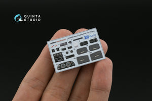 Quinta Studio QD24006 Nissan Skyline GT-R R32 3D-Printed &amp;amp; coloured Interior on decal paper (Tamiya) 1/24 – imagen 3
