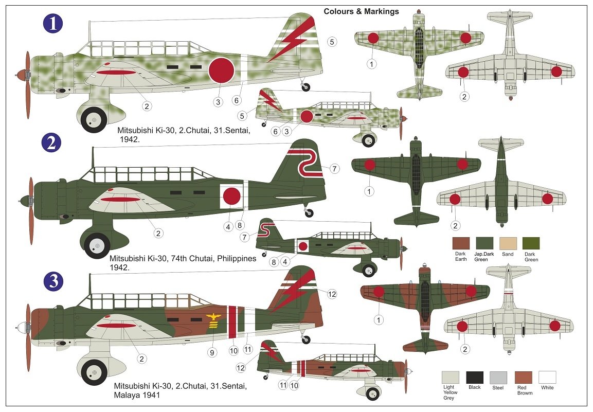 AZ Model AZ7810 Ki-30 Ann „In Asian sky“ 1/72 – Bild 2